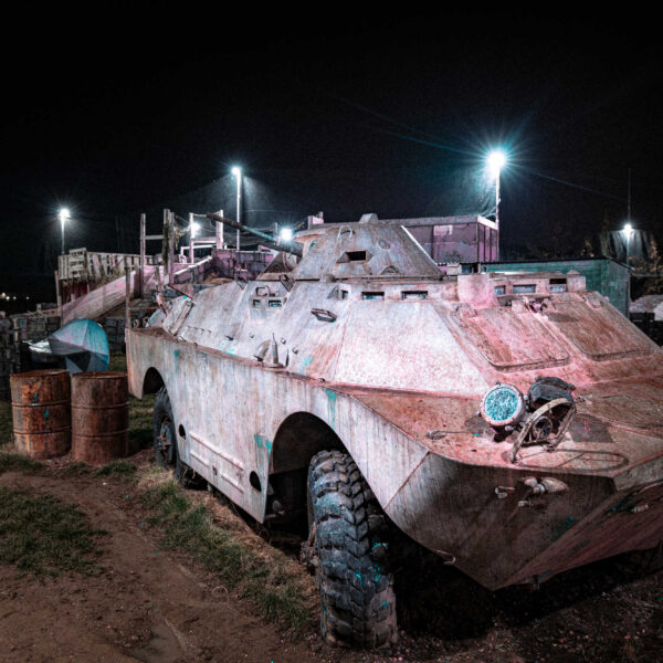 Paintball Prague-illuminated tank